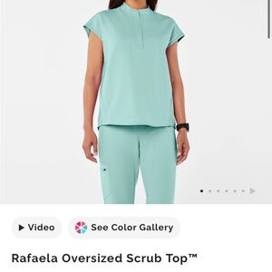 Figs Women's Seafoam & Subset Drift Scrub Sets